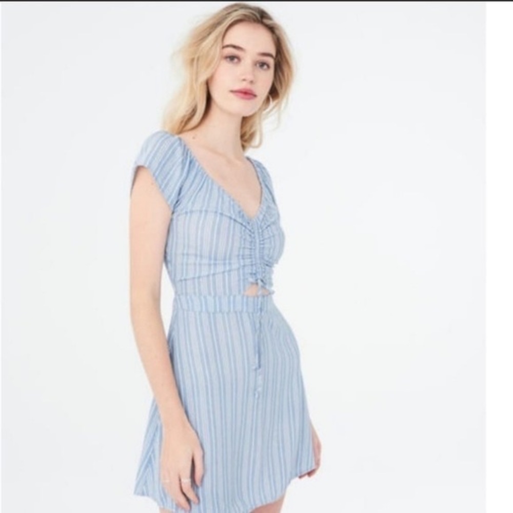 Aeropostale blue stripped dress